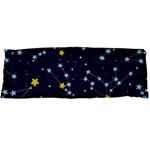 Seamless Pattern With Cartoon Zodiac Constellations Starry Sky Body Pillow Case Dakimakura (Two Sides) Back