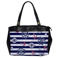 Seamless Marine Pattern Oversize Office Handbag