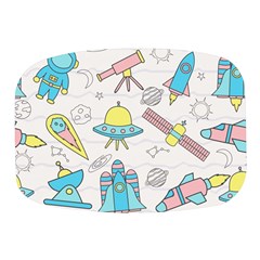 Cute-seamless-pattern-with-space Mini Square Pill Box by Pakemis