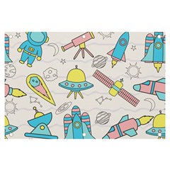 Cute-seamless-pattern-with-space Banner And Sign 6  X 4  by Pakemis