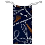 Chains-seamless-pattern Jewelry Bag Front