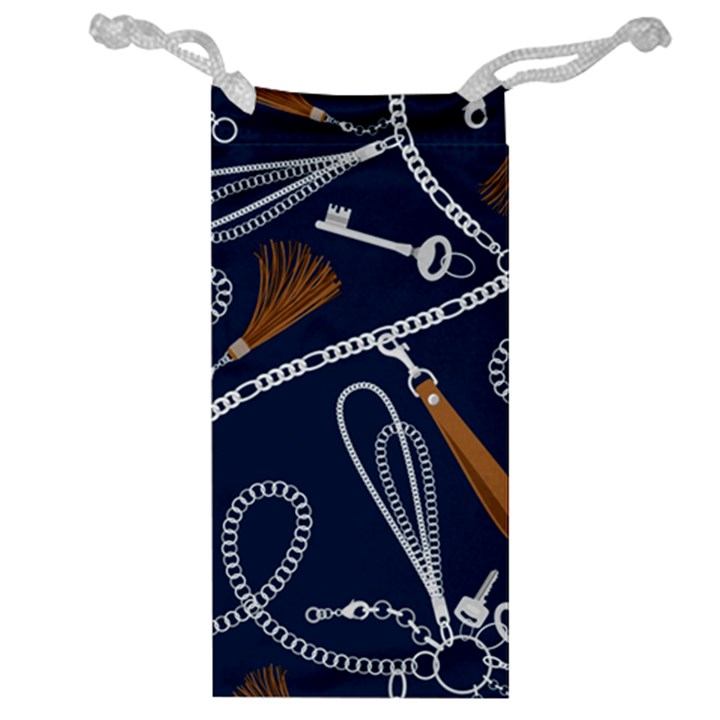 Chains-seamless-pattern Jewelry Bag