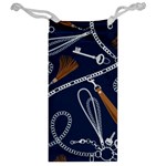 Chains-seamless-pattern Jewelry Bag Back