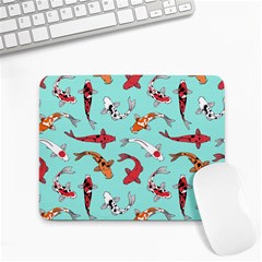 Pattern-with-koi-fishes Small Mousepad