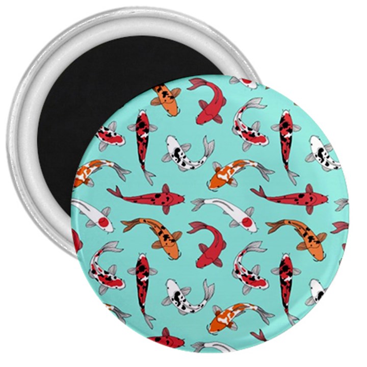 Pattern-with-koi-fishes 3  Magnets