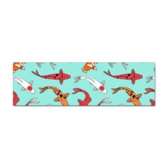 Pattern-with-koi-fishes Sticker (bumper)