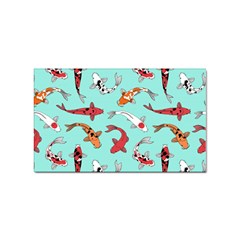 Pattern-with-koi-fishes Sticker Rectangular (10 Pack) by Pakemis