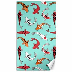 Pattern-with-koi-fishes Canvas 40  X 72 