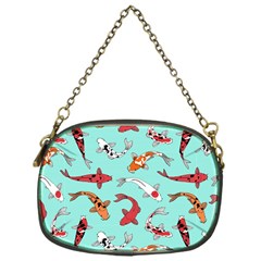 Pattern-with-koi-fishes Chain Purse (one Side) by Pakemis