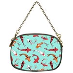 Pattern-with-koi-fishes Chain Purse (Two Sides) Front