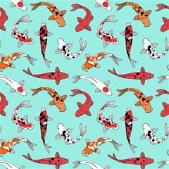 Pattern-with-koi-fishes Play Mat (rectangle)