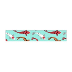 Pattern-with-koi-fishes Flano Scarf (mini) by Pakemis