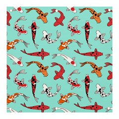 Pattern-with-koi-fishes Banner And Sign 3  X 3 