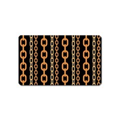 Gold-chain-jewelry-seamless-pattern Magnet (name Card)