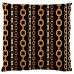 Gold-chain-jewelry-seamless-pattern Large Flano Cushion Case (Two Sides) Front