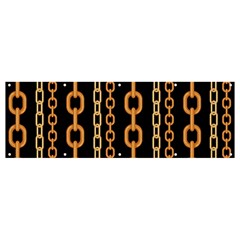 Gold-chain-jewelry-seamless-pattern Banner And Sign 12  X 4 