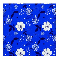 Blooming-seamless-pattern-blue-colors Banner And Sign 4  X 4  by Pakemis