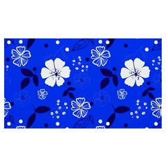 Blooming-seamless-pattern-blue-colors Banner And Sign 7  X 4  by Pakemis