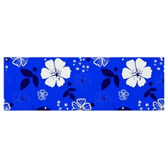 Blooming-seamless-pattern-blue-colors Banner And Sign 12  X 4  by Pakemis