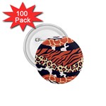 Mixed-animal-skin-print-safari-textures-mix-leopard-zebra-tiger-skins-patterns-luxury-animals-textur 1.75  Buttons (100 pack)  Front