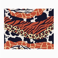 Mixed-animal-skin-print-safari-textures-mix-leopard-zebra-tiger-skins-patterns-luxury-animals-textur Small Glasses Cloth by Pakemis