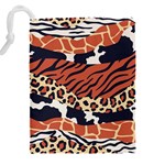 Mixed-animal-skin-print-safari-textures-mix-leopard-zebra-tiger-skins-patterns-luxury-animals-textur Drawstring Pouch (4XL) Back