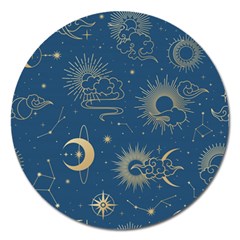 Seamless-galaxy-pattern Magnet 5  (round)