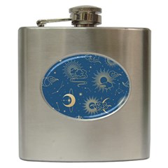 Seamless-galaxy-pattern Hip Flask (6 Oz)