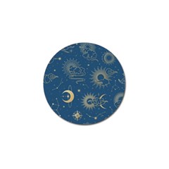 Seamless-galaxy-pattern Golf Ball Marker (4 Pack) by Pakemis