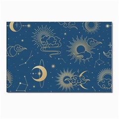 Seamless-galaxy-pattern Postcard 4 x 6  (pkg Of 10)