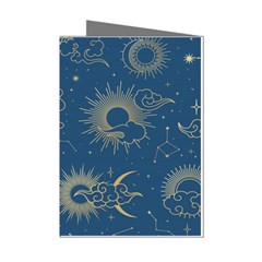 Seamless-galaxy-pattern Mini Greeting Cards (pkg Of 8)