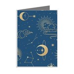 Seamless-galaxy-pattern Mini Greeting Cards (Pkg of 8) Right