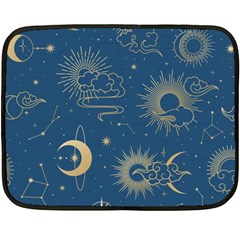 Seamless-galaxy-pattern Fleece Blanket (mini) by Pakemis