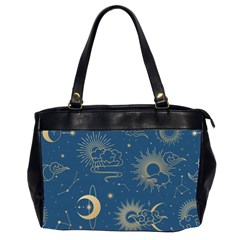 Seamless-galaxy-pattern Oversize Office Handbag (2 Sides) by Pakemis