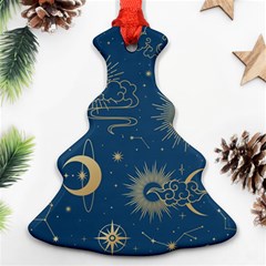 Seamless-galaxy-pattern Ornament (christmas Tree) 