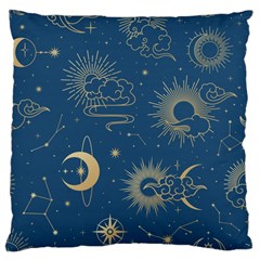 Seamless-galaxy-pattern Large Cushion Case (two Sides) by Pakemis