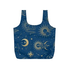 Seamless-galaxy-pattern Full Print Recycle Bag (s) by Pakemis