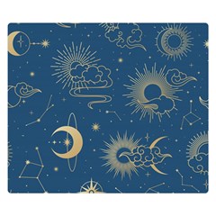 Seamless-galaxy-pattern Double Sided Flano Blanket (small) by Pakemis