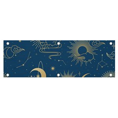 Seamless-galaxy-pattern Banner And Sign 6  X 2  by Pakemis