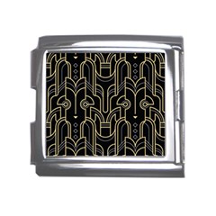 Art-deco-geometric-abstract-pattern-vector Mega Link Italian Charm (18mm) by Pakemis