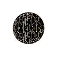 Art-deco-geometric-abstract-pattern-vector Hat Clip Ball Marker (4 Pack) by Pakemis