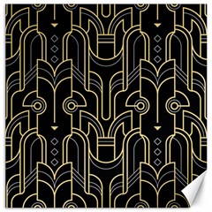 Art-deco-geometric-abstract-pattern-vector Canvas 12  X 12  by Pakemis