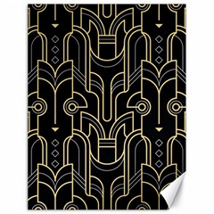 Art-deco-geometric-abstract-pattern-vector Canvas 18  X 24  by Pakemis