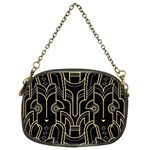 Art-deco-geometric-abstract-pattern-vector Chain Purse (Two Sides) Front