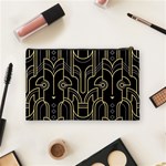 Art-deco-geometric-abstract-pattern-vector Cosmetic Bag (Medium) Back