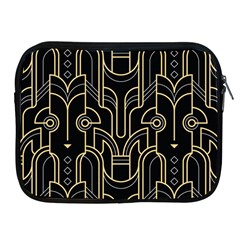 Art-deco-geometric-abstract-pattern-vector Apple Ipad 2/3/4 Zipper Cases by Pakemis