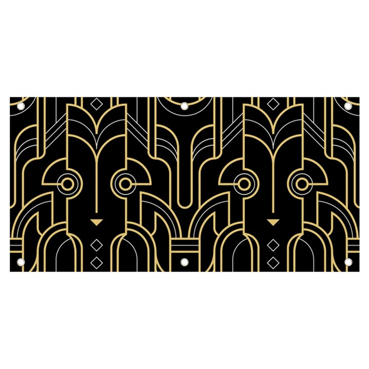 Art-deco-geometric-abstract-pattern-vector Banner and Sign 4  x 2 