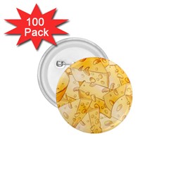 Cheese-slices-seamless-pattern-cartoon-style 1 75  Buttons (100 Pack)  by Pakemis