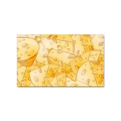 Cheese-slices-seamless-pattern-cartoon-style Sticker (rectangular)