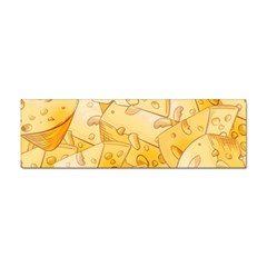 Cheese-slices-seamless-pattern-cartoon-style Sticker Bumper (10 Pack)